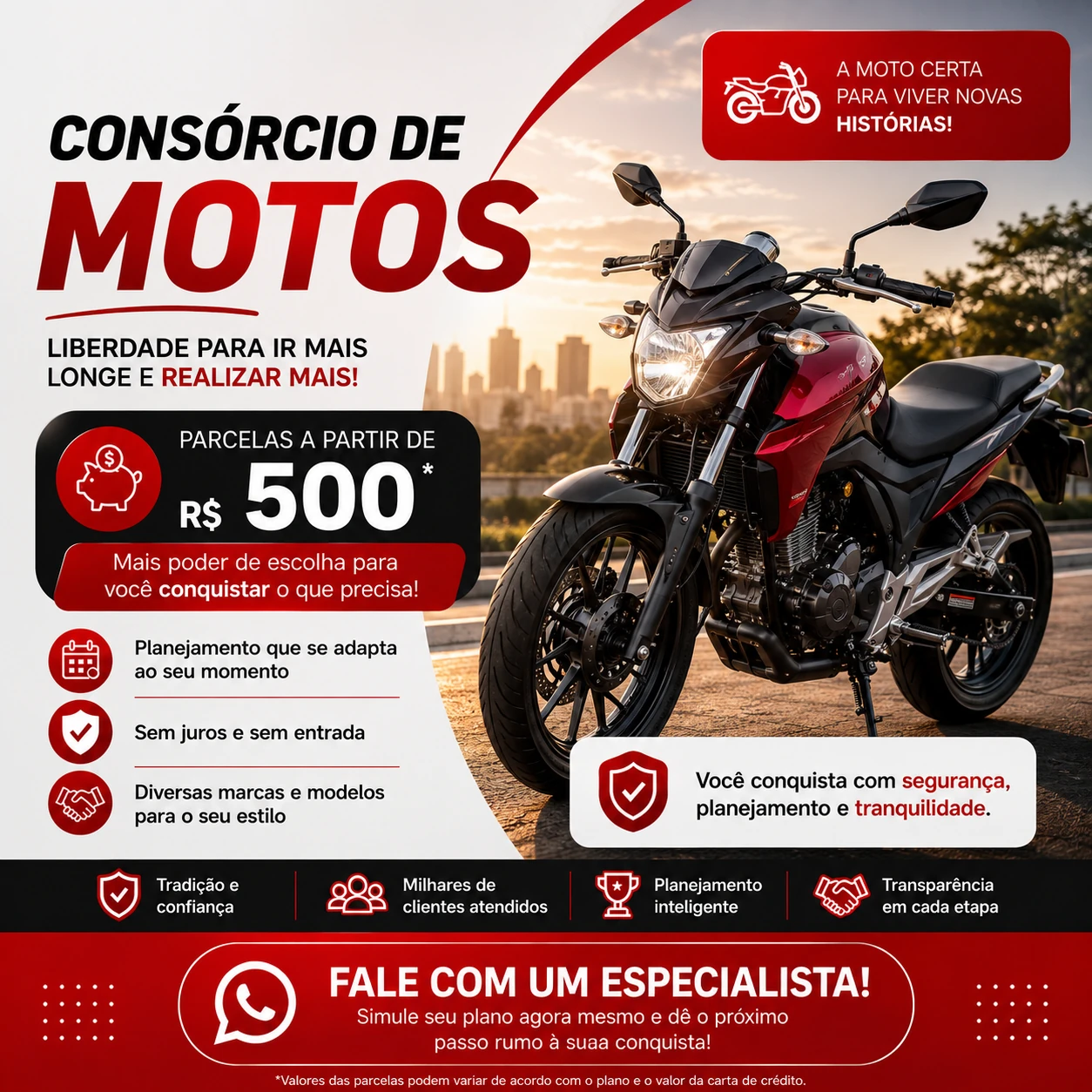 Consórcio de motos